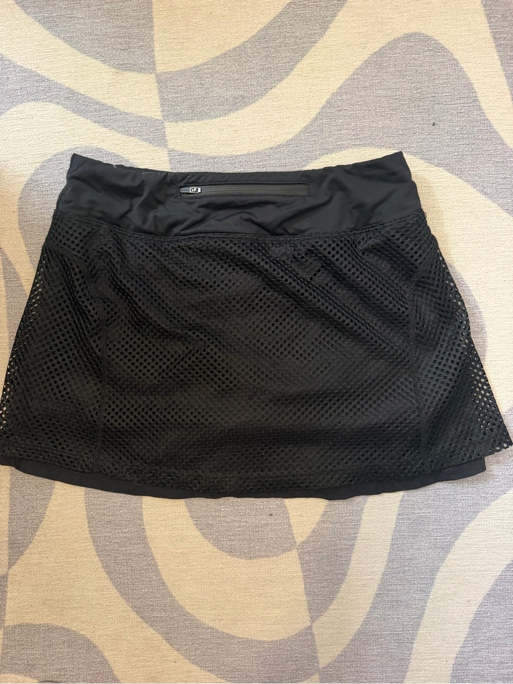 Alala Black Mesh Skort